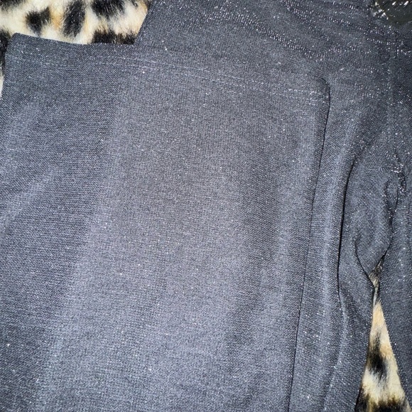 Black glitter low rise I AM GIA kayna flare pant - Picture 6 of 6